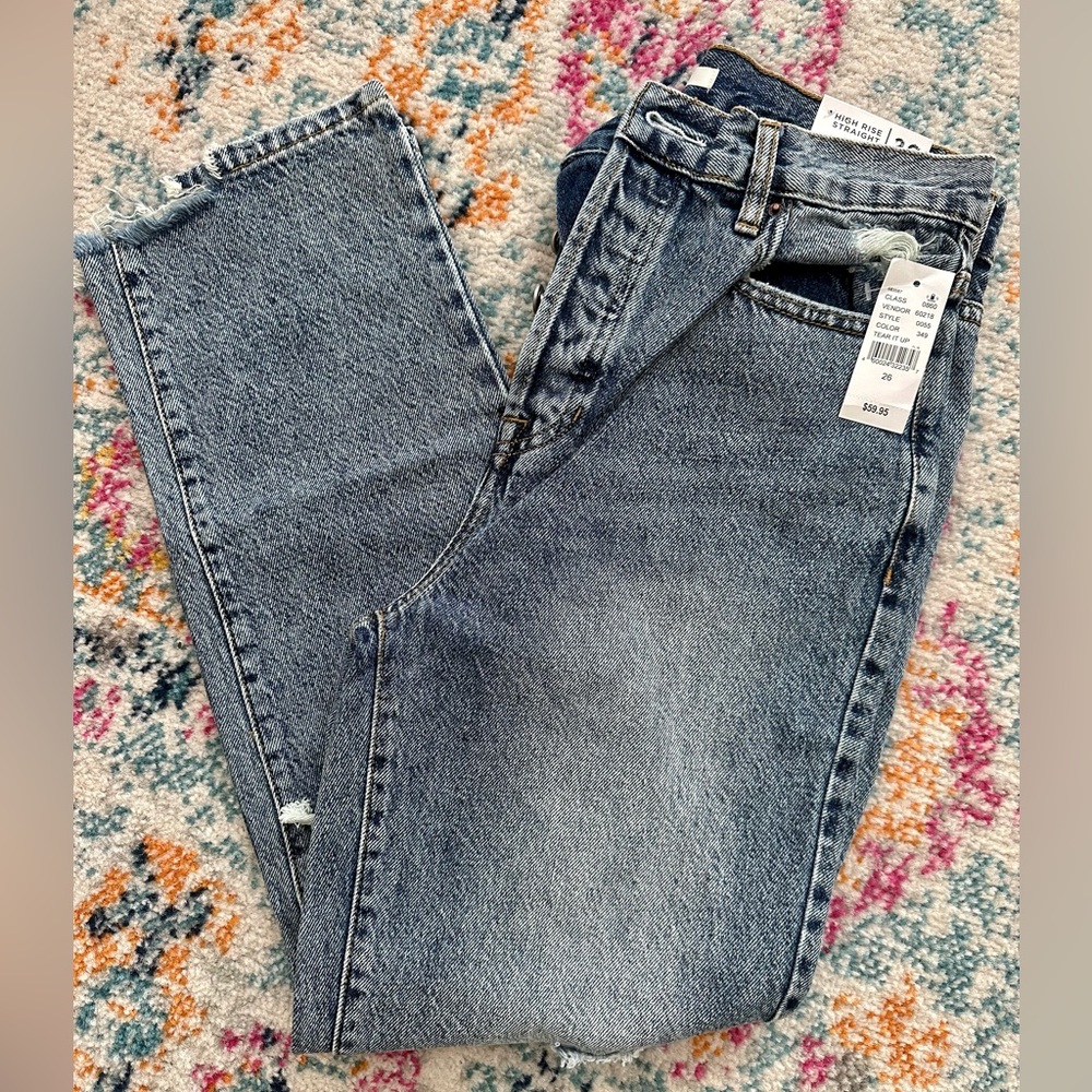 PacSun High Rise Straight Jeans - Picture 1 of 4